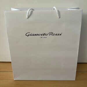 Gianvito Rossi empty shopping bag